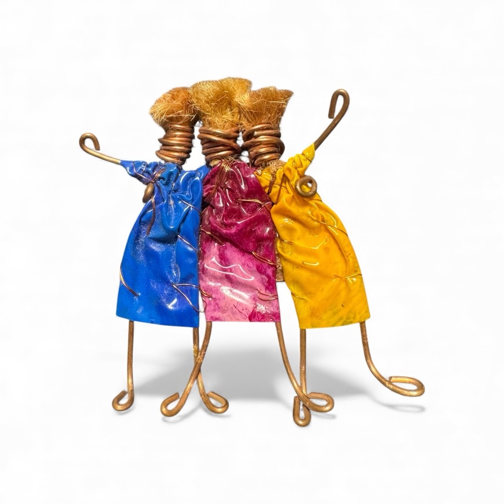 Artisan made Three Ladies Brooch